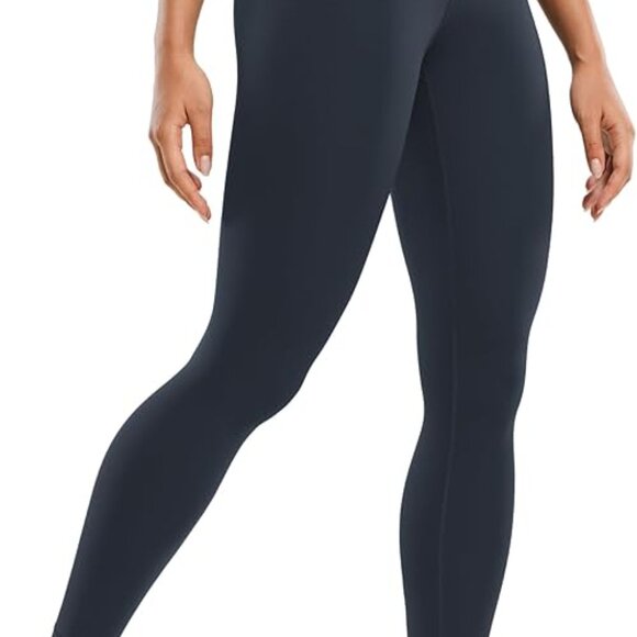 CRZ new with tag navy blue cropped yoga pants with free black pair size XL 2 pcs - Picture 1 of 4